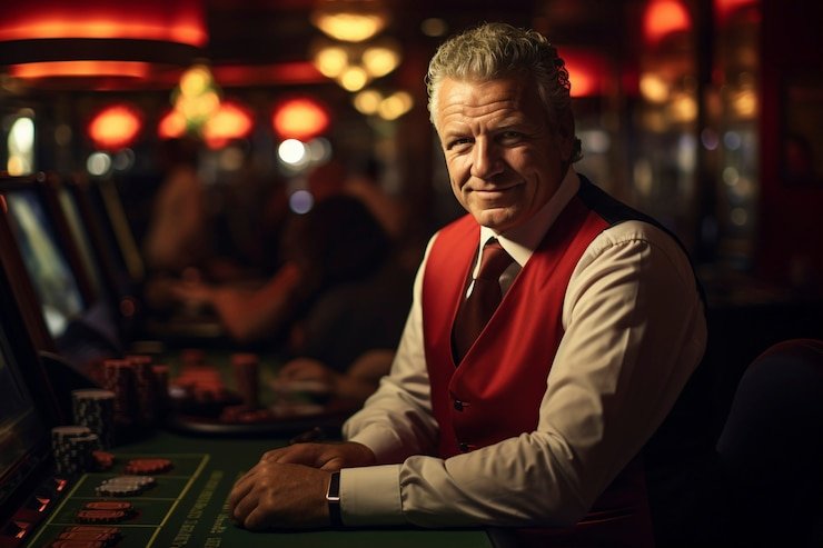Studio live dealer Allbet dengan kamera profesional Studio dealer langsung Allbet dengan multi-kamera berkualitas HD